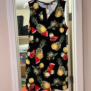 Tropical fruit sundress